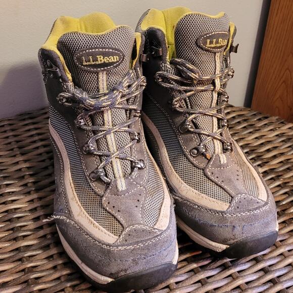 L.L. Bean Tek 2.5 Hiking Boots Women's 7 Wide Gray Waterproof Outdoors Hiking - Picture 1 of 13